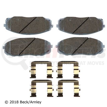 085-7031 by BECK ARNLEY - PREMIUM ASM PADS W / HARDWARE