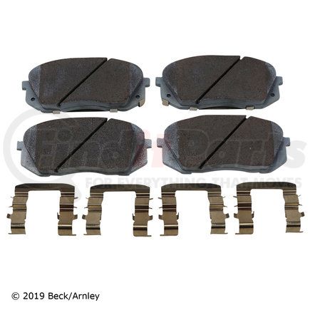 085-7009 by BECK ARNLEY - PREMIUM ASM PADS W / HARDWARE