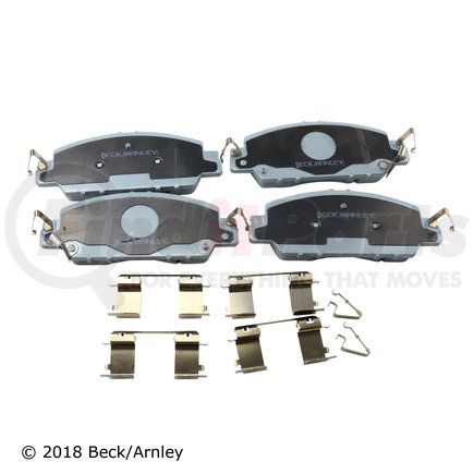 085-7042 by BECK ARNLEY - PREMIUM ASM PADS W / HARDWARE