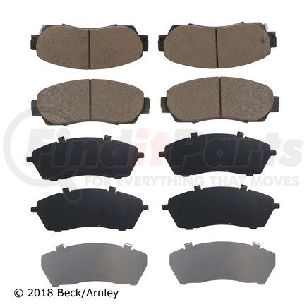 089-1948 by BECK ARNLEY - PREMIUM BRAND BRAKE PADS