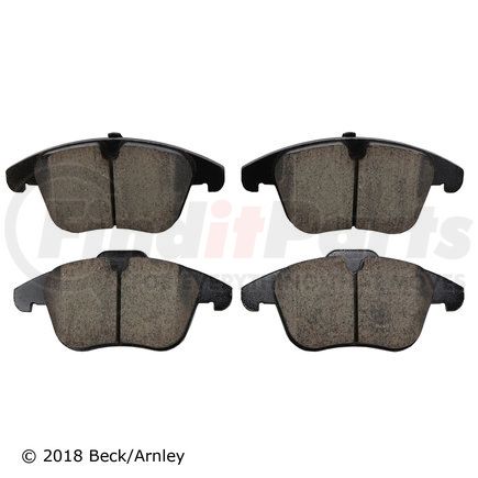 089-1951 by BECK ARNLEY - PREMIUM BRAND BRAKE PADS