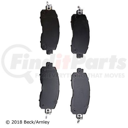 089-1961 by BECK ARNLEY - PREMIUM BRAND BRAKE PADS