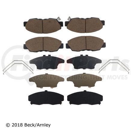 089-1946 by BECK ARNLEY - PREMIUM BRAND BRAKE PADS