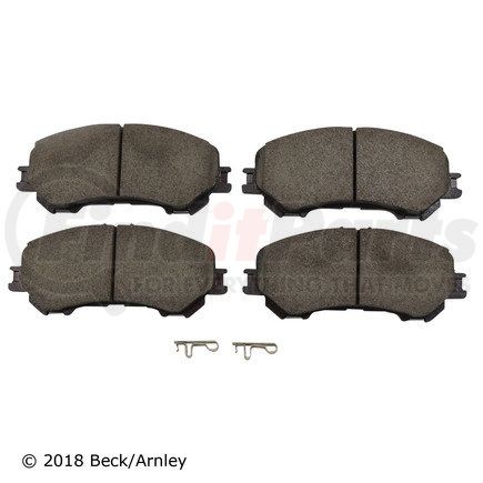 089-1986 by BECK ARNLEY - PREMIUM BRAND BRAKE PADS