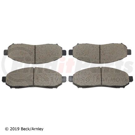 089-1968 by BECK ARNLEY - PREMIUM BRAND BRAKE PADS