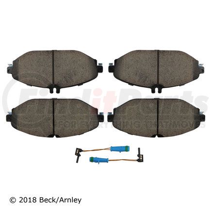 089-2016 by BECK ARNLEY - PREMIUM BRAND BRAKE PADS