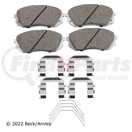 085-7050 by BECK ARNLEY - PREMIUM ASM PADS W / HARDWARE