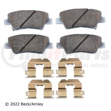 085-7052 by BECK ARNLEY - PREMIUM ASM PADS W / HARDWARE