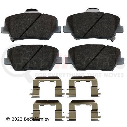 085-7058 by BECK ARNLEY - PREMIUM ASM PADS W / HARDWARE