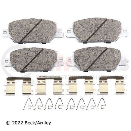 085-7064 by BECK ARNLEY - PREMIUM ASM PADS W / HARDWARE