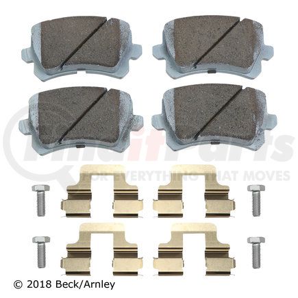 085-7067 by BECK ARNLEY - PREMIUM ASM PADS W / HARDWARE