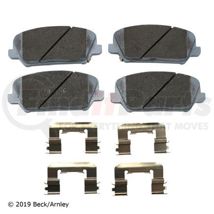 085-7053 by BECK ARNLEY - PREMIUM ASM PADS W / HARDWARE