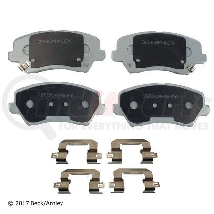 085-7054 by BECK ARNLEY - PREMIUM ASM PADS W / HARDWARE