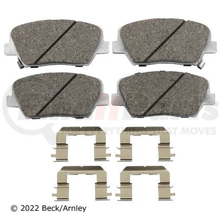 085-7059 by BECK ARNLEY - PREMIUM ASM PADS W / HARDWARE