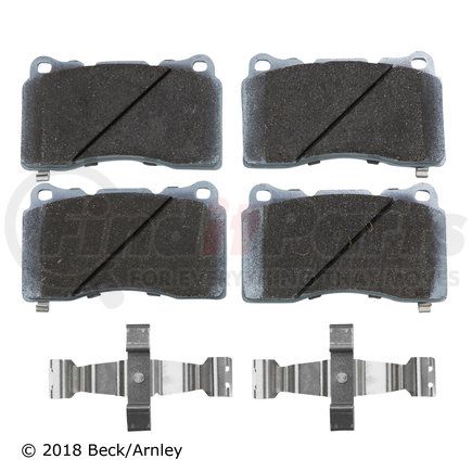 085-7081 by BECK ARNLEY - PREMIUM ASM PADS W / HARDWARE