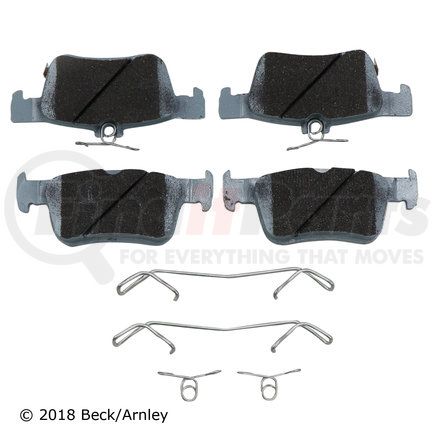 085-7080 by BECK ARNLEY - PREMIUM ASM PADS W / HARDWARE