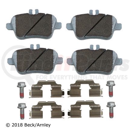 085-7086 by BECK ARNLEY - PREMIUM ASM PADS W / HARDWARE