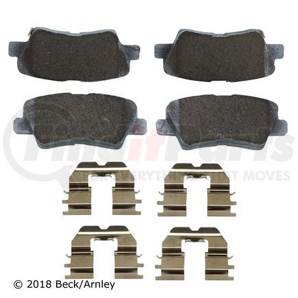 085-7073 by BECK ARNLEY - PREMIUM ASM PADS W / HARDWARE