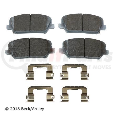 085-7074 by BECK ARNLEY - PREMIUM ASM PADS W / HARDWARE