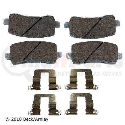 085-7078 by BECK ARNLEY - PREMIUM ASM PADS W / HARDWARE