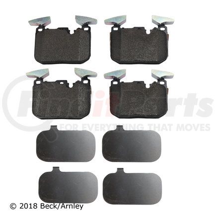 089-2039 by BECK ARNLEY - PREMIUM BRAND BRAKE PADS