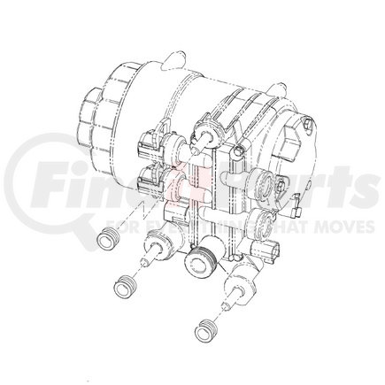 2594923C91 by NAVISTAR - INTERNATIONAL KITHFCM SVC UNIT