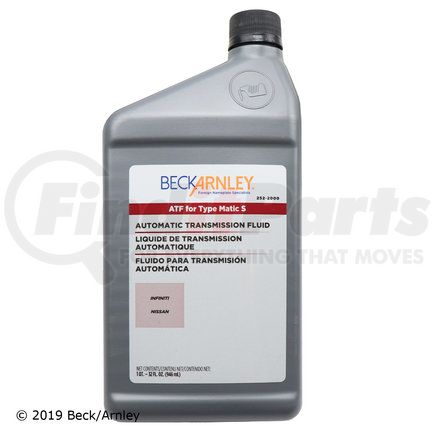252-2000 by BECK ARNLEY - PREMIUM ATF - MATIC S