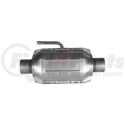 602004 by ANSA - Federal / EPA Catalytic Converter - Universal Pre-OBDII Standard Duty - 2.00" ID Neck / 2.00" ID Neck; Oval; 5.9L / 5500; O2 Port: None