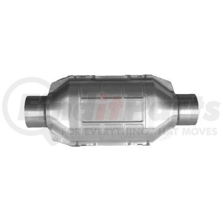 602205 by ANSA - Federal / EPA Catalytic Converter - Universal Pre-OBDII Standard Duty - 2.25" ID Neck / 2.25" ID Neck; Oval; 5.9L / 5500; O2 Port: None