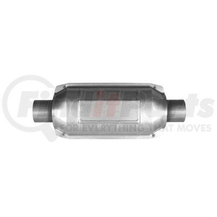 602546 by ANSA - Federal / EPA Catalytic Converter - Universal Pre-OBDII Enhanced Standard Duty - 2.50" ID Neck / 2.50" ID Neck; Oval; 5.9L / 6515; O2 Port: None