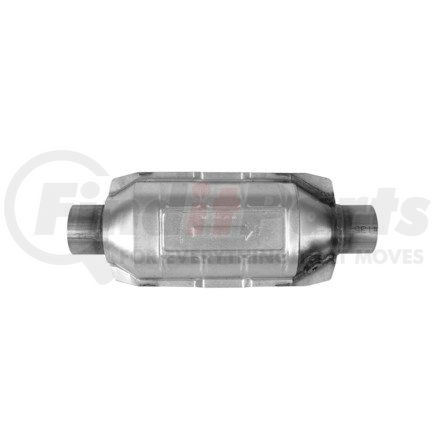 608206 by ANSA - Federal / EPA Catalytic Converter - Universal OBDII - 2.50" ID Neck / 2.50" ID Neck; Oval; 5.9L / 6515; O2 Port: 1 - Pass. side