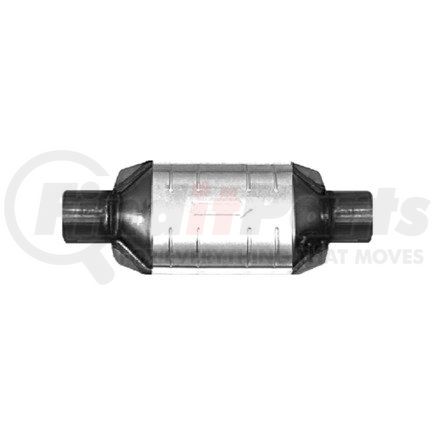 608227 by ANSA - Federal / EPA Catalytic Converter - Universal OBDII - 3.00" ID Neck / 3.00" ID Neck; Oval; 5.9L / 6250; O2 Port: 1 - Pass. side