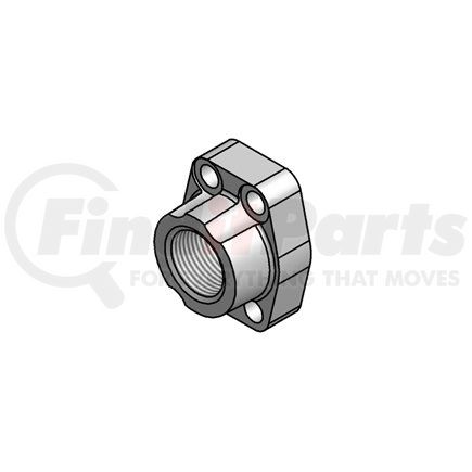 P563166 by DONALDSON - Hydraulic Threaded Flange - 2.68 in. width, 3.11 in. height, 1.26 in. pipe dia.