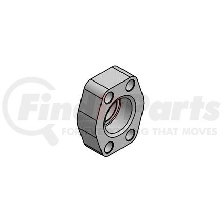 P563177 by DONALDSON - Hydraulic Threaded Flange - 2.32 in. width, 2.76 in. height, 0.98 in. pipe dia.