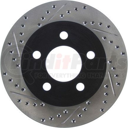127.67045R by STOPTECH - Sport Drilled & Slotted Brake Rotor, Front Right