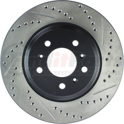 127.62099L by STOPTECH - Sport Drilled & Slotted Brake Rotor, Front Left
