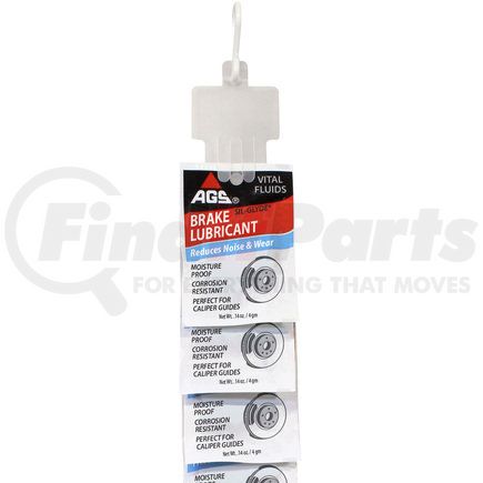 BK-1CS by AGS COMPANY - Brake Grease Pouch, Clip Strip 12pcs