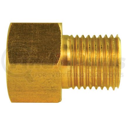 BLF-19B by AGS COMPANY - Brass Adapter, Female(7/16-24 Inverted), Male(1/2-20 Inverted), 1/bag