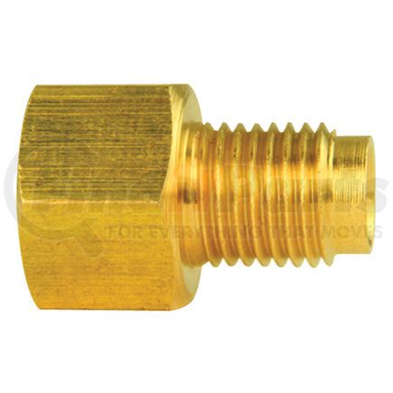 BLF-23B by AGS COMPANY - Brass Adapter, Female(7/16-24 Inverted), Male(3/8-24 Inverted), 1/bag