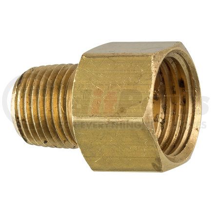 BLF-68B by AGS COMPANY - Brass Connector, Female (1/2-20 Inverted), Male (1/8-27 NPT), 1/bag