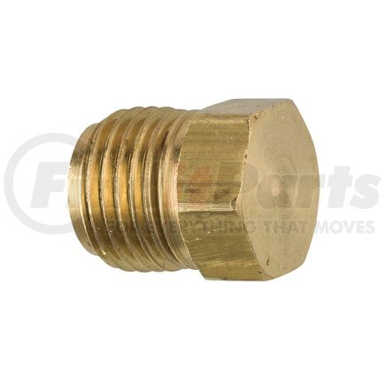 BLF-62B by AGS COMPANY - Brass Plug, 1/4 Tube (7/16-24 Inverted), 1/bag