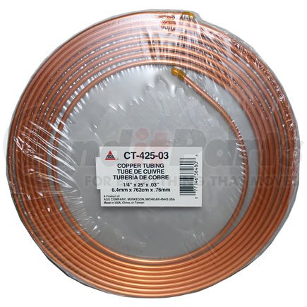 CT-425-03 by AGS COMPANY - Coil, Copper, 1/4 x 25 x 03