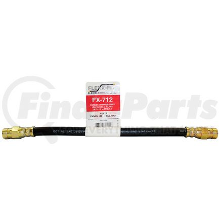 FX-712 by AGS COMPANY - GM/Toyota Flexible Brake Line 6mm x 12
