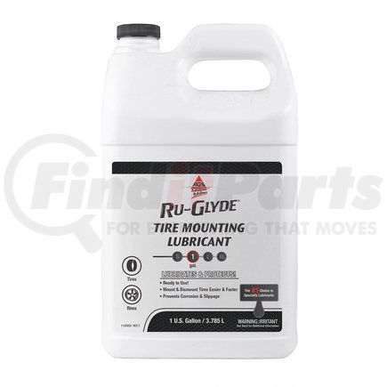 RG-18 by AGS COMPANY - Ru-Glyde Tire Mounting and Rubber Lubricant, Bottle, 1 gal