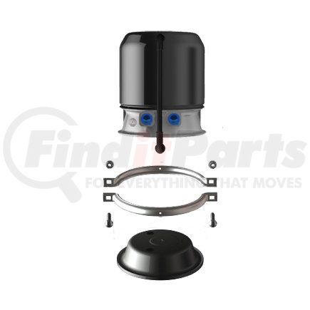 MJS1724ET008 by MGM BRAKES - Air Brake Spring Brake - MJS1724ET Series, Piggyback Plus Kit, 3" Stroke