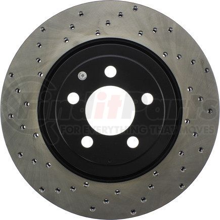 128.63061R by STOPTECH - Sport Cross Drilled Brake Rotor, Front Right