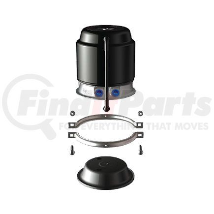 MJS2430ET008 by MGM BRAKES - Air Brake Spring Brake - MJS2430ET Series, Piggyback Plus Kit, 3" Stroke