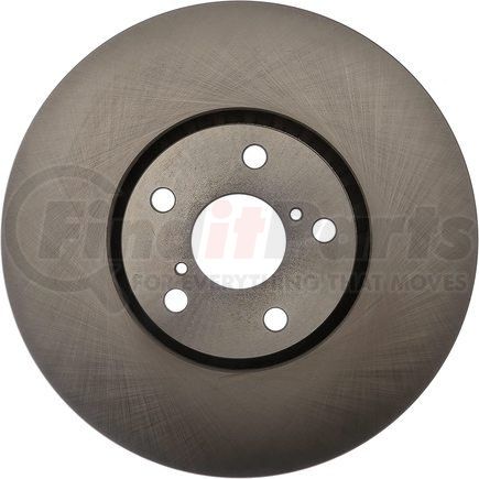 18A2589A by ACDELCO - Disc Brake Rotor, Front, LH, Silver-Non-Coated