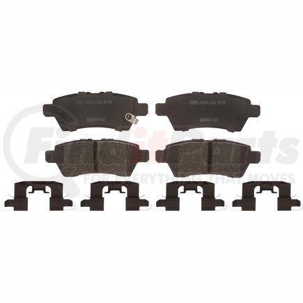 17D1101CHF1 by ACDELCO - PAD SET,RR DISC BRK