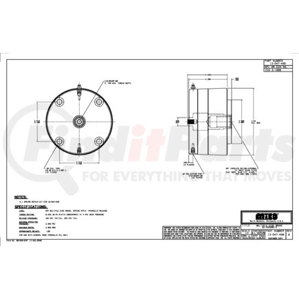 13-547-498 by MICO - C-Mount Multiple Disc Brakes - Modular Design